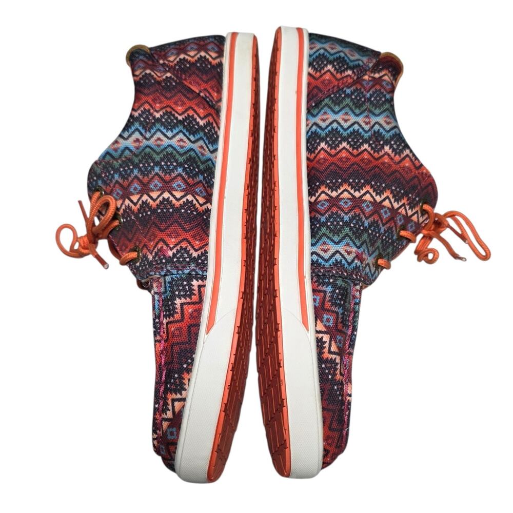 Hooey Twisted X Womens 10M Aztec Tribal Lace Up Casual Shoes Southwest Boho - Picture 3 of 6